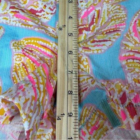 Lilly Pulitzer The Walsh Summer Short Tropical Fish 100% Cotton Sz 4 Resort - Picture 7 of 10